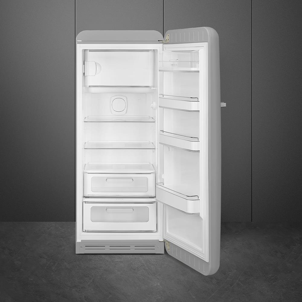 Smeg FAB28RSV6 Sølv Blank Retro