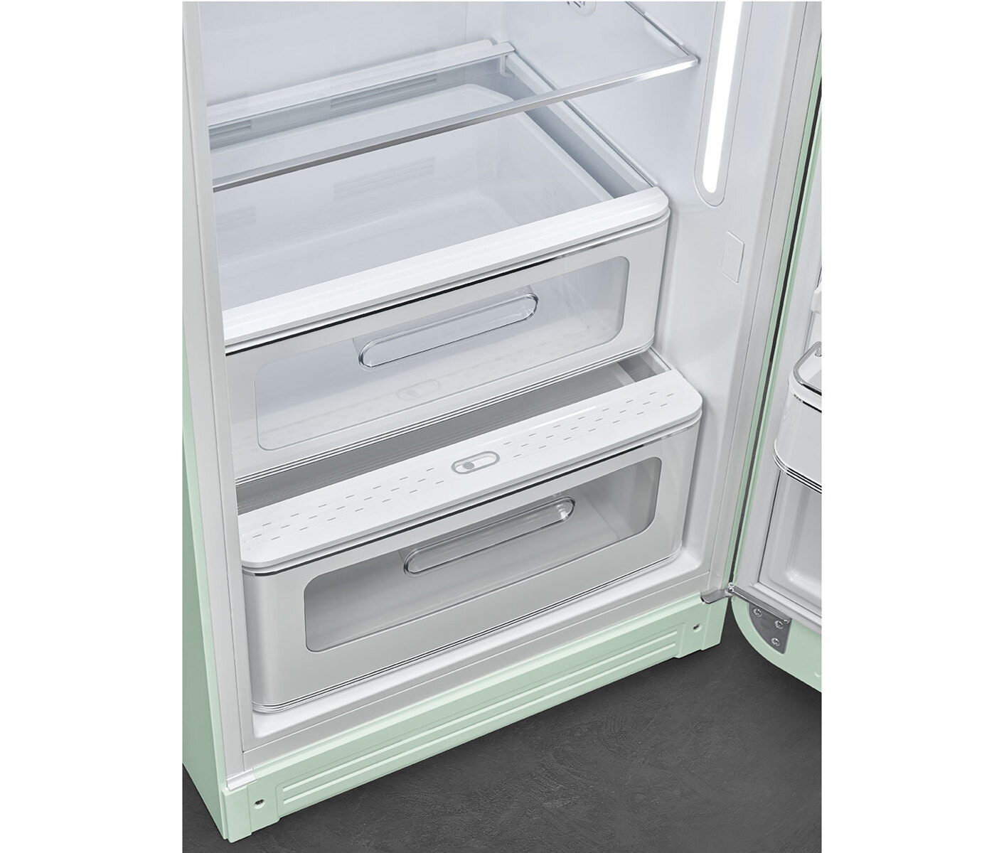 Smeg FAB28RSV6 Sølv Blank Retro