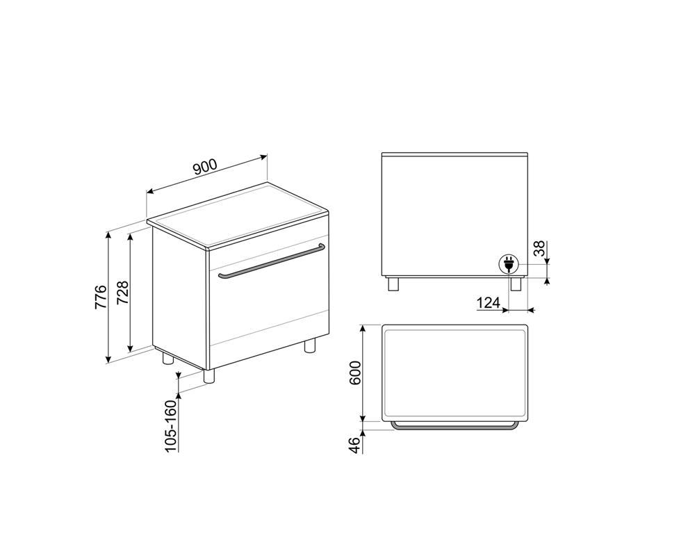 SMEG CX91IMBL Sort