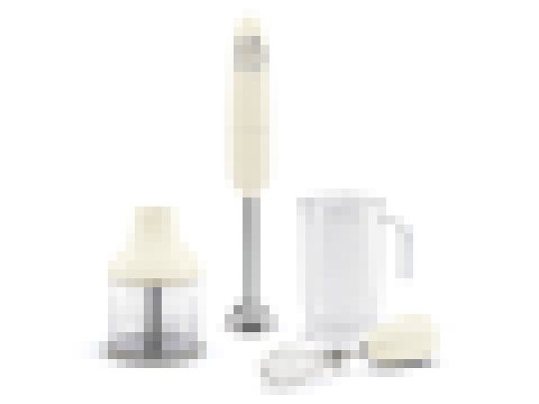 Smeg 50''s Style Stavblendere HBF03CREU Creme, Nedsænkning blender, 1,5 m, 700 W, Cremefarvet billede 1