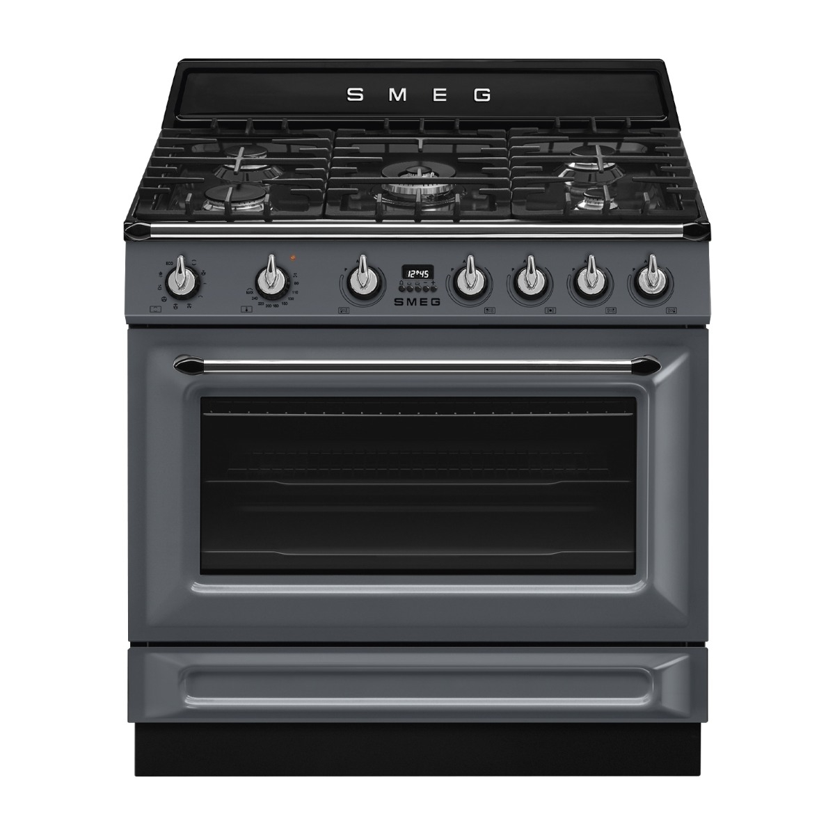 Smeg TR90GMGR komfur, skifergrå billede 1