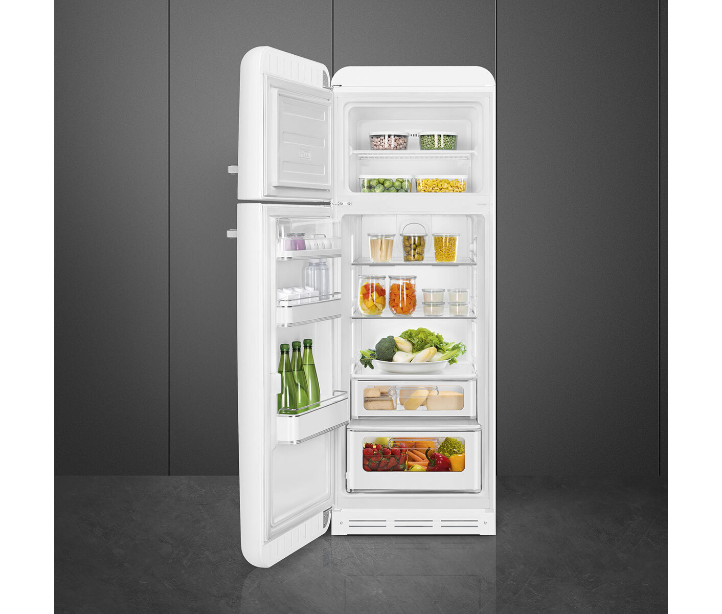 Smeg 50's Style FAB30LWH6 kombiskap billede 3