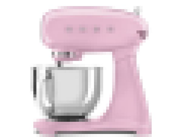 Smeg 50''s Style Køkkenmaskine SMF05PKEU Lyserød, Bordmixer, Lyserød, Slå, Mikse, Piskning, 1 m, 4,8 L, Løftestang