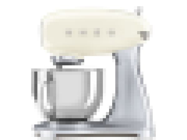 Smeg 50''s Style Køkkenmaskine SMF04CREU Creme, Bordmixer, Cremefarvet, Piskning, 1 m, 4,8 L, Løftestang billede 1