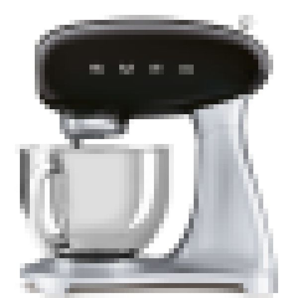 Smeg 50''s Style Køkkenmaskine SMF04BLEU Sort, Bordmixer, Sort, Piskning, Slå, 1 m, 4,8 L, Løftestang