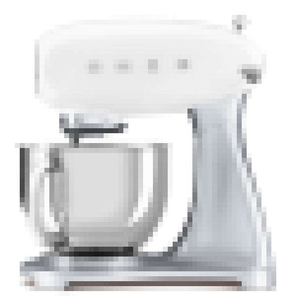Smeg 50''s Style Køkkenmaskine SMF04WHEU Hvid, Bordmixer, Hvid, Piskning, Slå, 1 m, 4,8 L, Løftestang billede 1