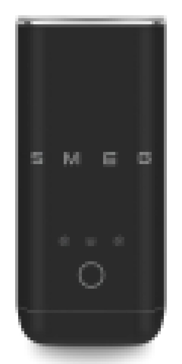 Smeg MFF02BLMEU milk frother/warmer Automatic milk frother/warmer Black billede 1