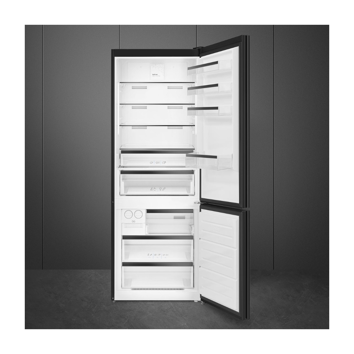 Smeg FC48BGND kølefryseskab