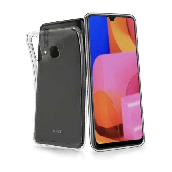 SBS skinny Cover Samsung Galaxy A20S Cover, transparent billede 2