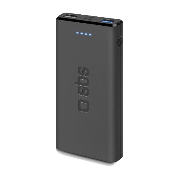 SBS Powerbank 10000 mAH, sort billede 1
