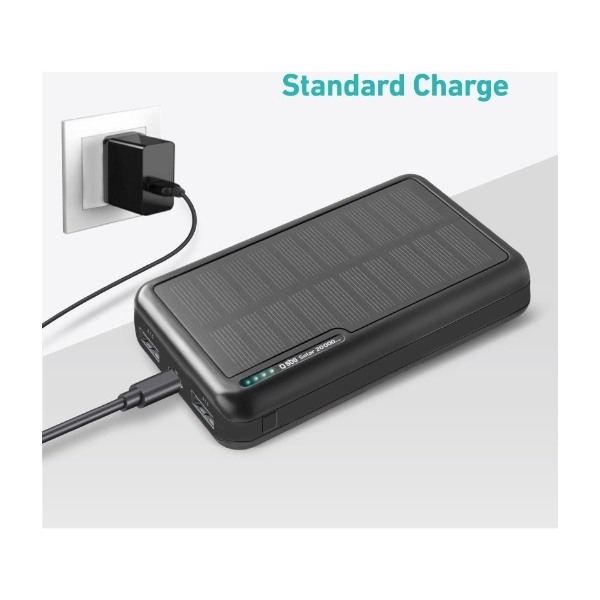 SBS 20 000 mAh powerbank med solenergi billede 3