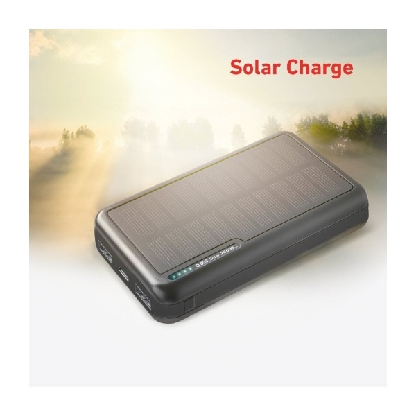 SBS 20 000 mAh powerbank med solenergi billede 4