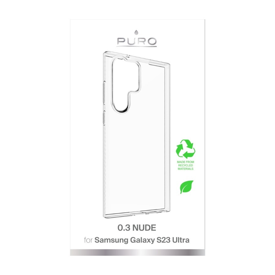 Puro Samsung Galaxy S23 Ultra 0.3 Nude Cover, gennemsigtigt billede 2