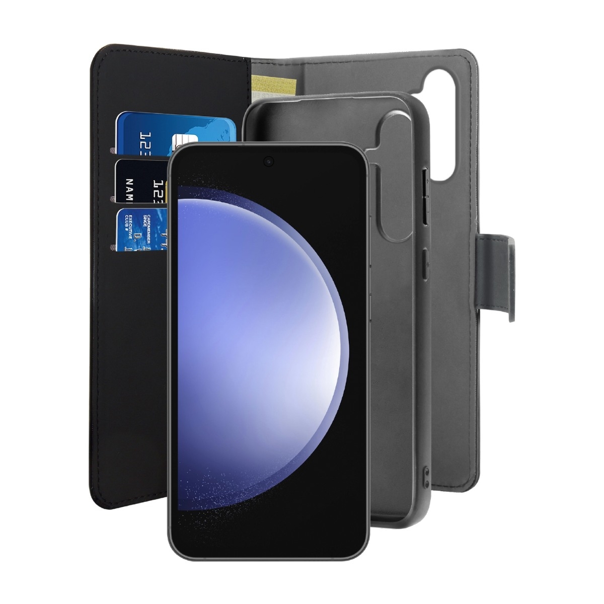 Puro Samsung Galaxy S23 FE MagSafe tegnebogscover, sort billede 2