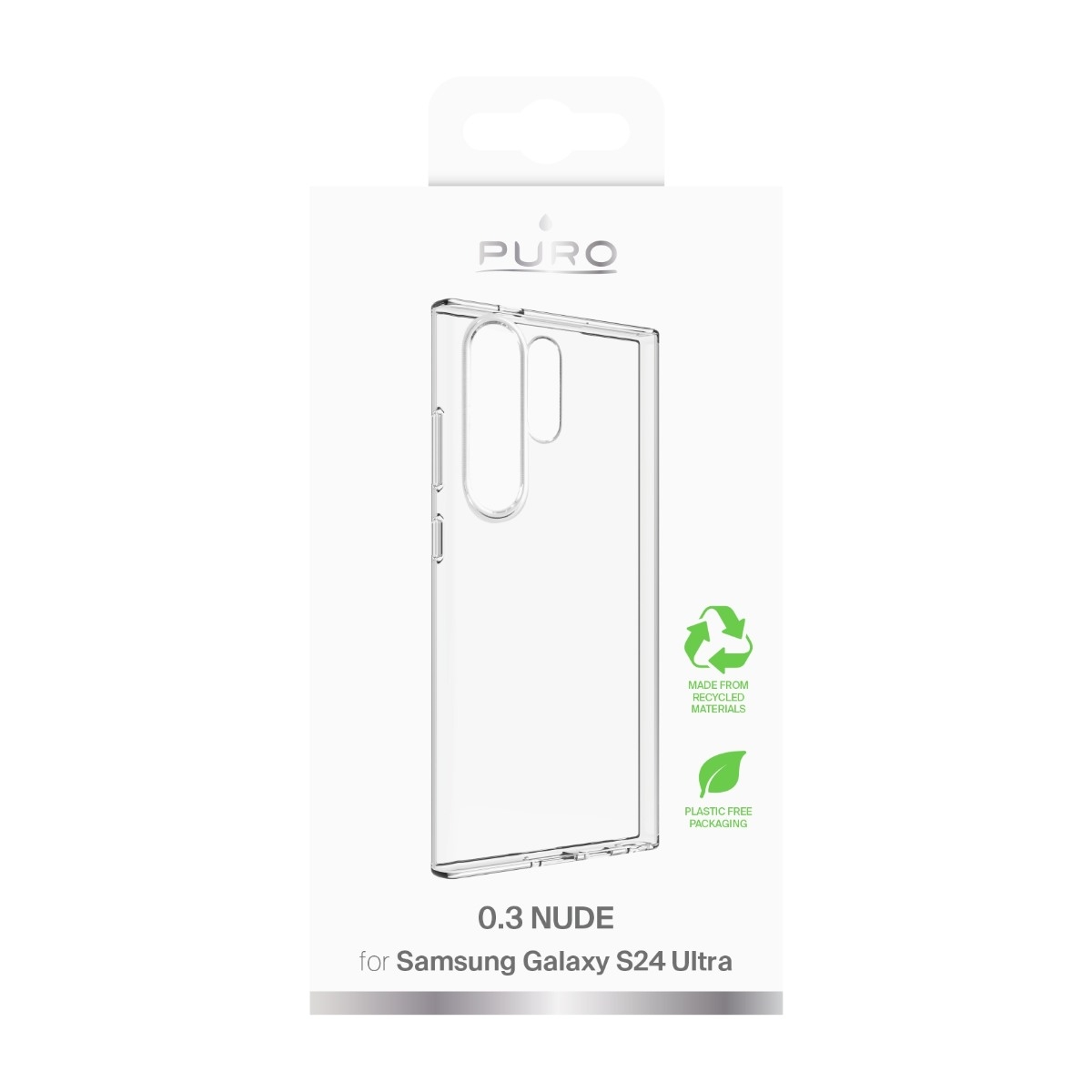 Puro Samsung Galaxy S24 Ultra 0.3 Nude Cover, gennemsigtigt billede 2