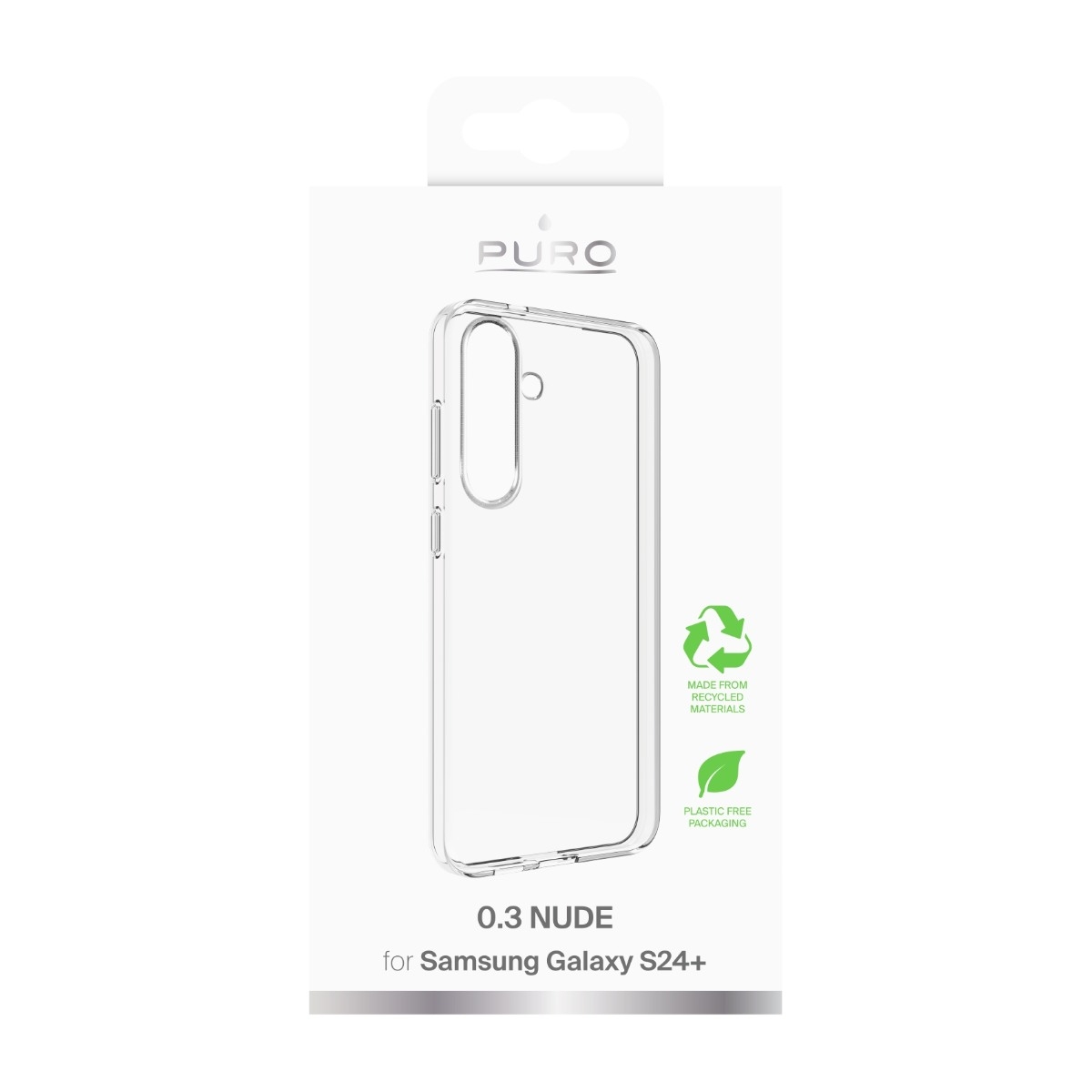 Puro Samsung Galaxy S24+ 0.3 Nude Cover, gennemsigtigt billede 2