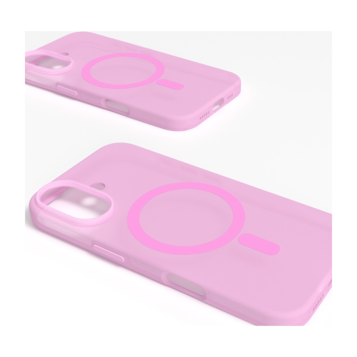 Puro iPhone 16 Daylight cover MagSafe, rosa billede 3