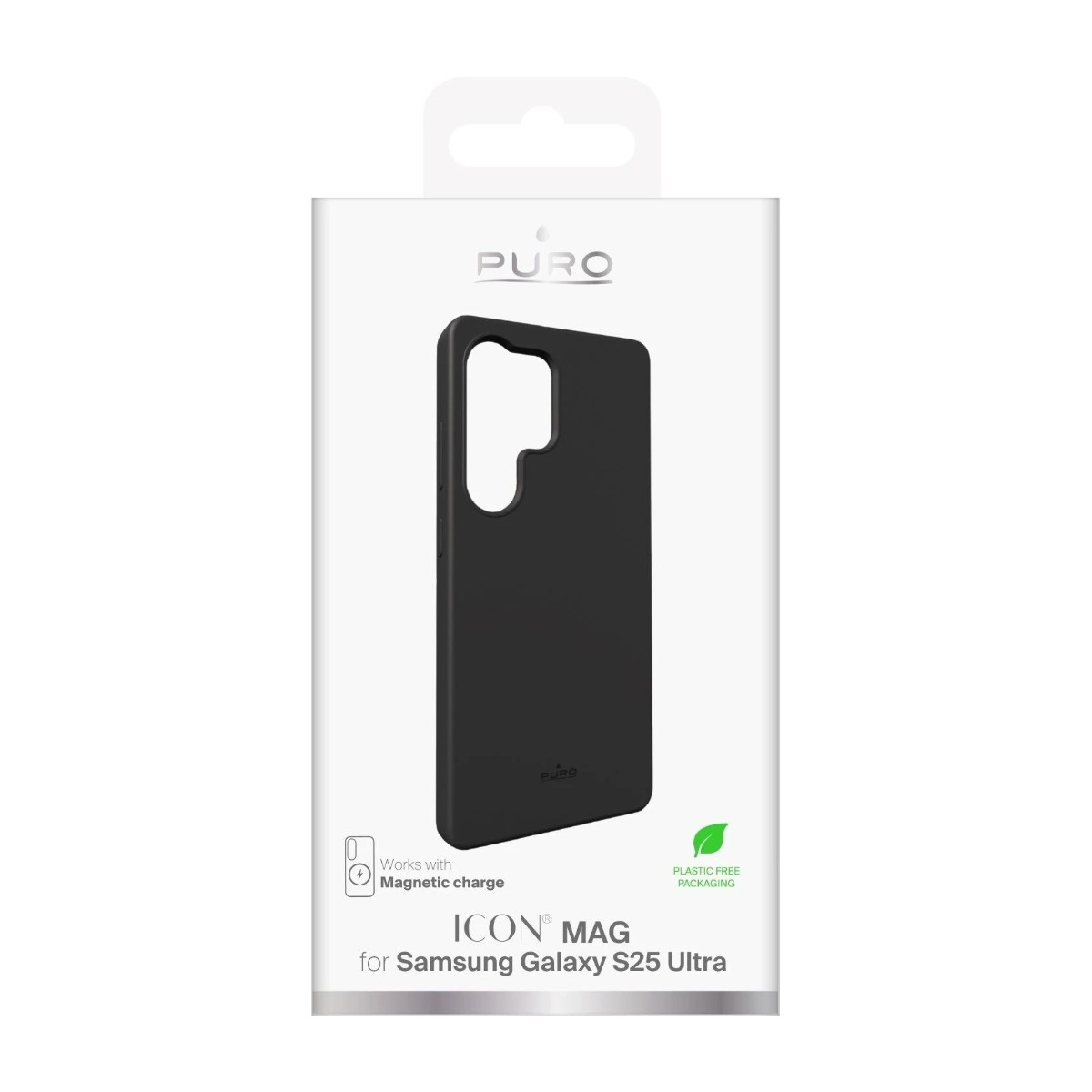 Puro Samsung Galaxy S25 Ultra Icon MAG magnetisk cover, sort billede 2