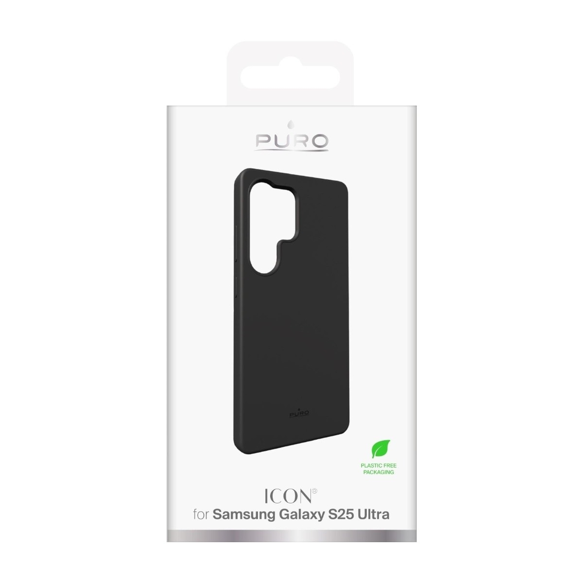 Puro Samsung Galaxy S25 Ultra Icon silikone cover, sort billede 2
