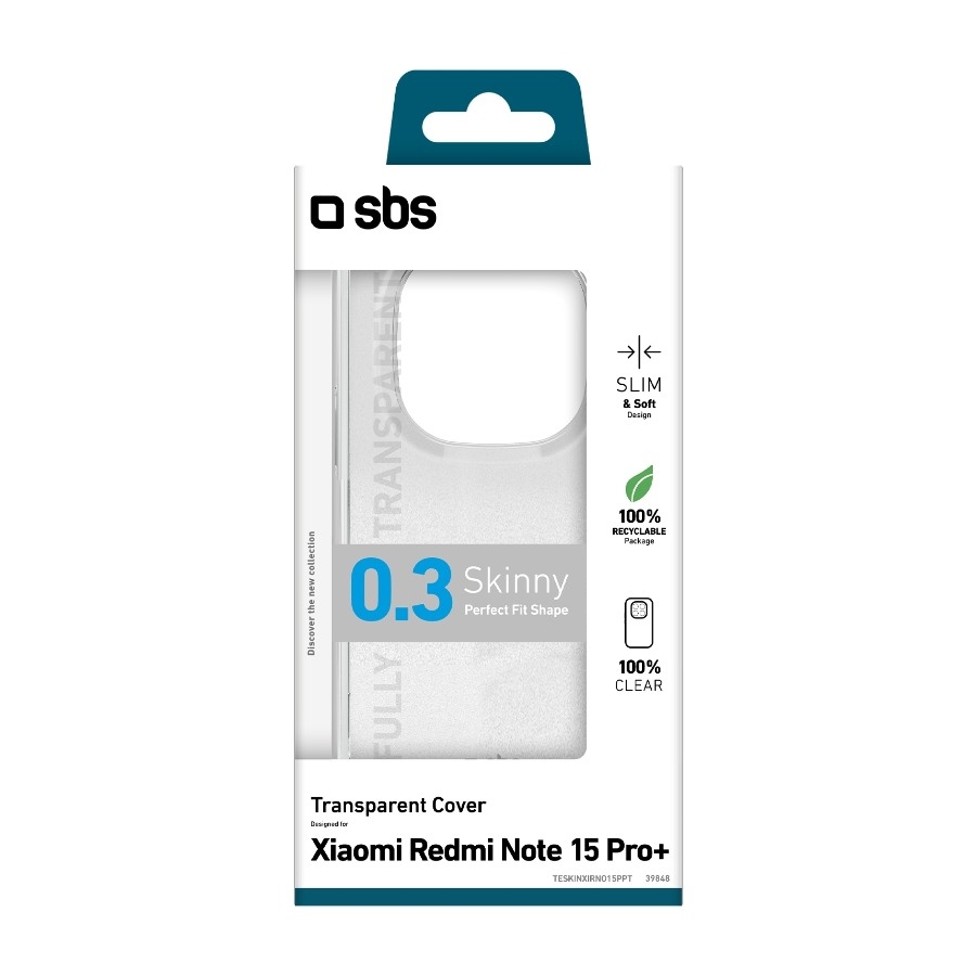 SBS Skinny Cover til Xiaomi Redmi Note 15 Pro+ billede 6
