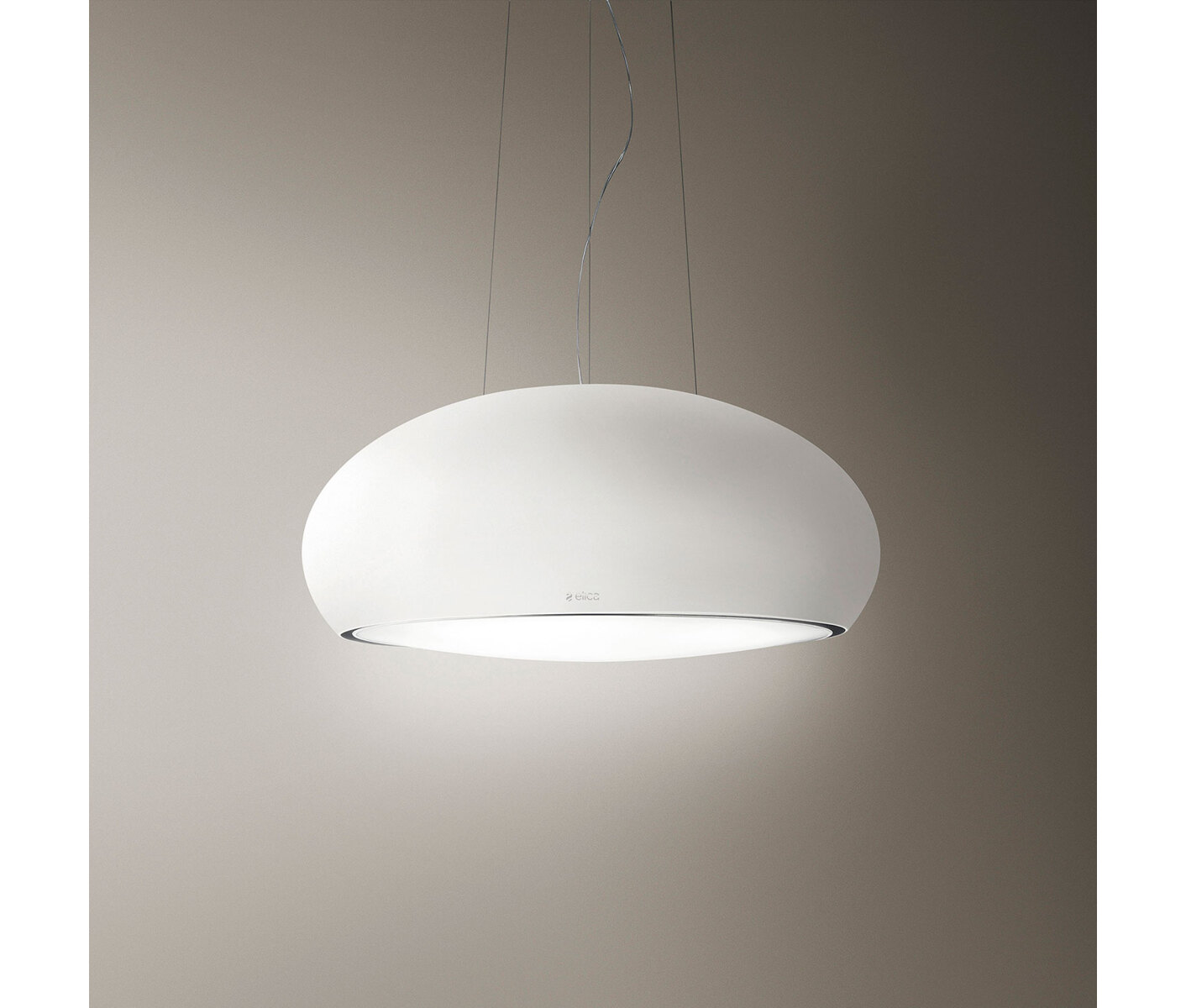 Eico Seashell Pearl White Wirehængt Emhætte billede 1
