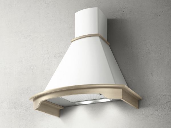 Elica CORALINE WH/A/90 T.GREZZO, 650 m³/t, Ledet, E, D, C, 65 dB billede 1