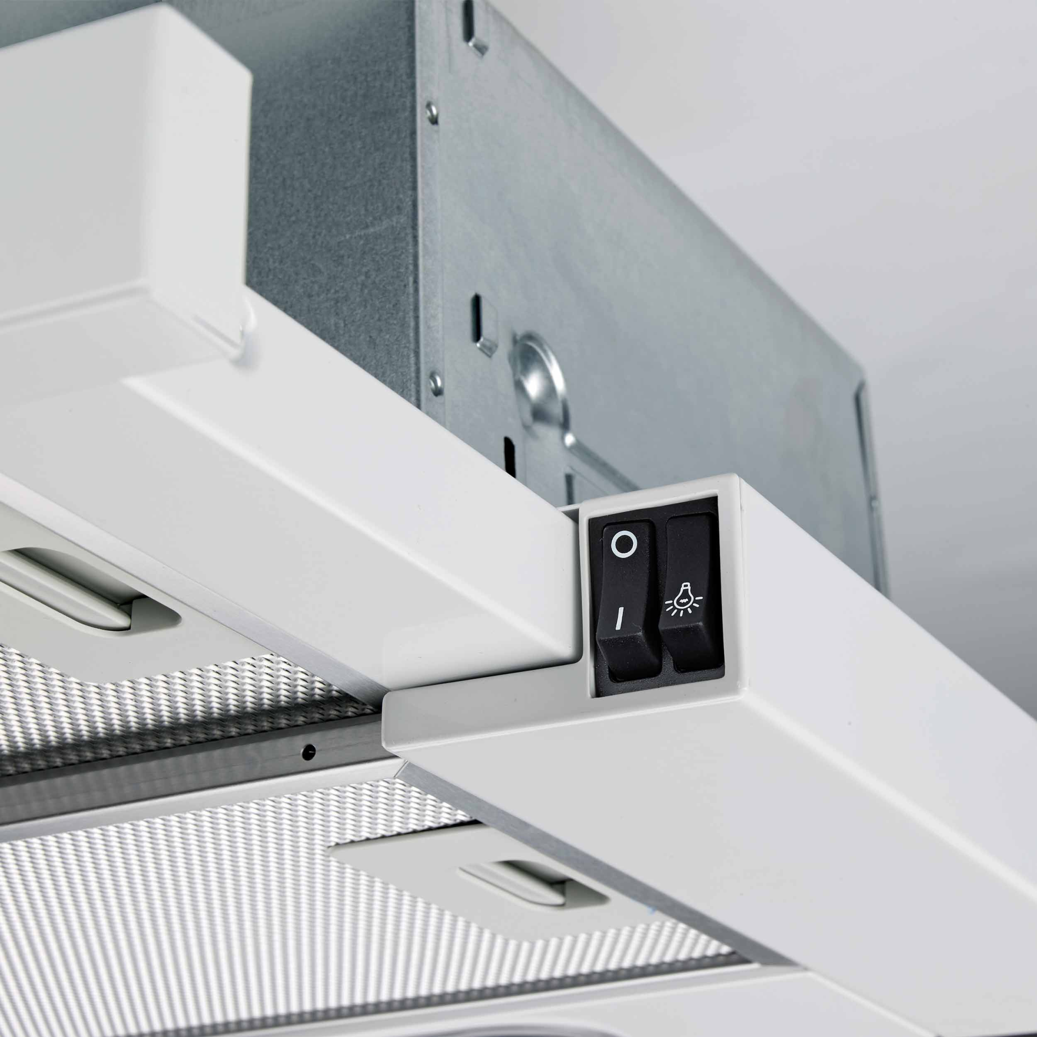 Elica Elite 14 CV WH IX-2 emhætte til centralventilation billede 1