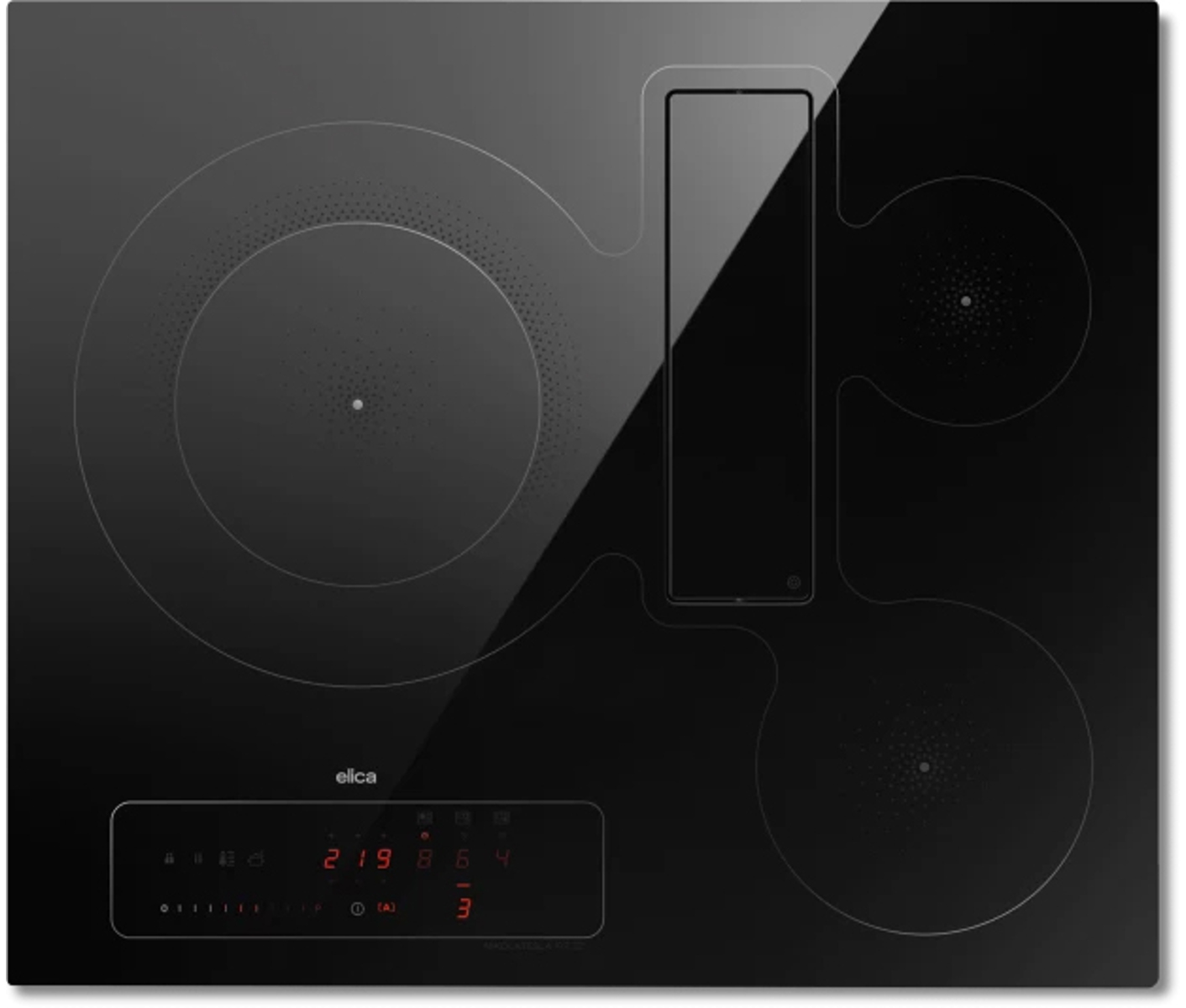 Eico Nikolatesla Fit 3z Bl/a/6 0 Kogeplade Med Indbygget Emhætte