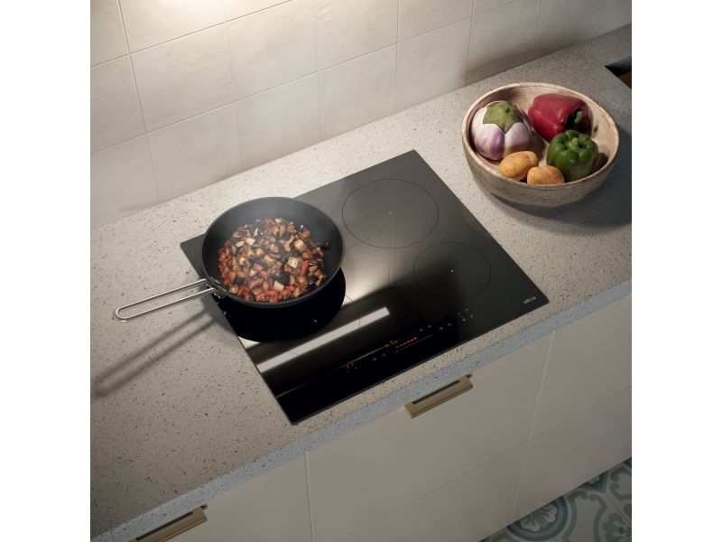 Elica Primis 604 Plus, Sort, Indbygget, 60 cm, Zone induktionskogeplade, Glas, 4 zone(s)