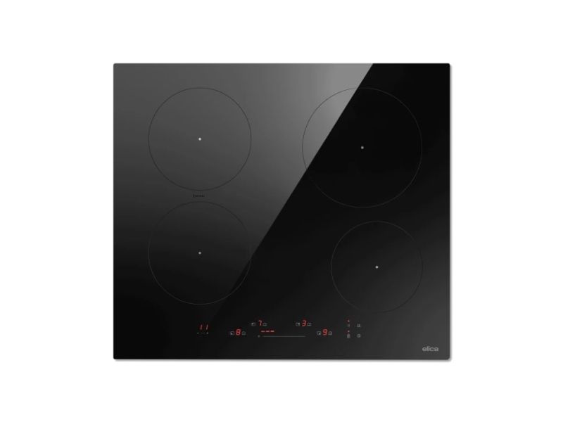 Elica Primis 604 Plus, Sort, Indbygget, 60 cm, Zone induktionskogeplade, Glas, 4 zone(s) billede 3