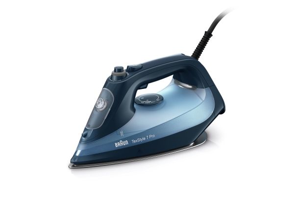 Braun TexStyle 7 Pro SI7160BL, Dampstrygejern, SteamGlide Advanced, 2 m, 250 g/min, Sort, 50 g/min billede 1