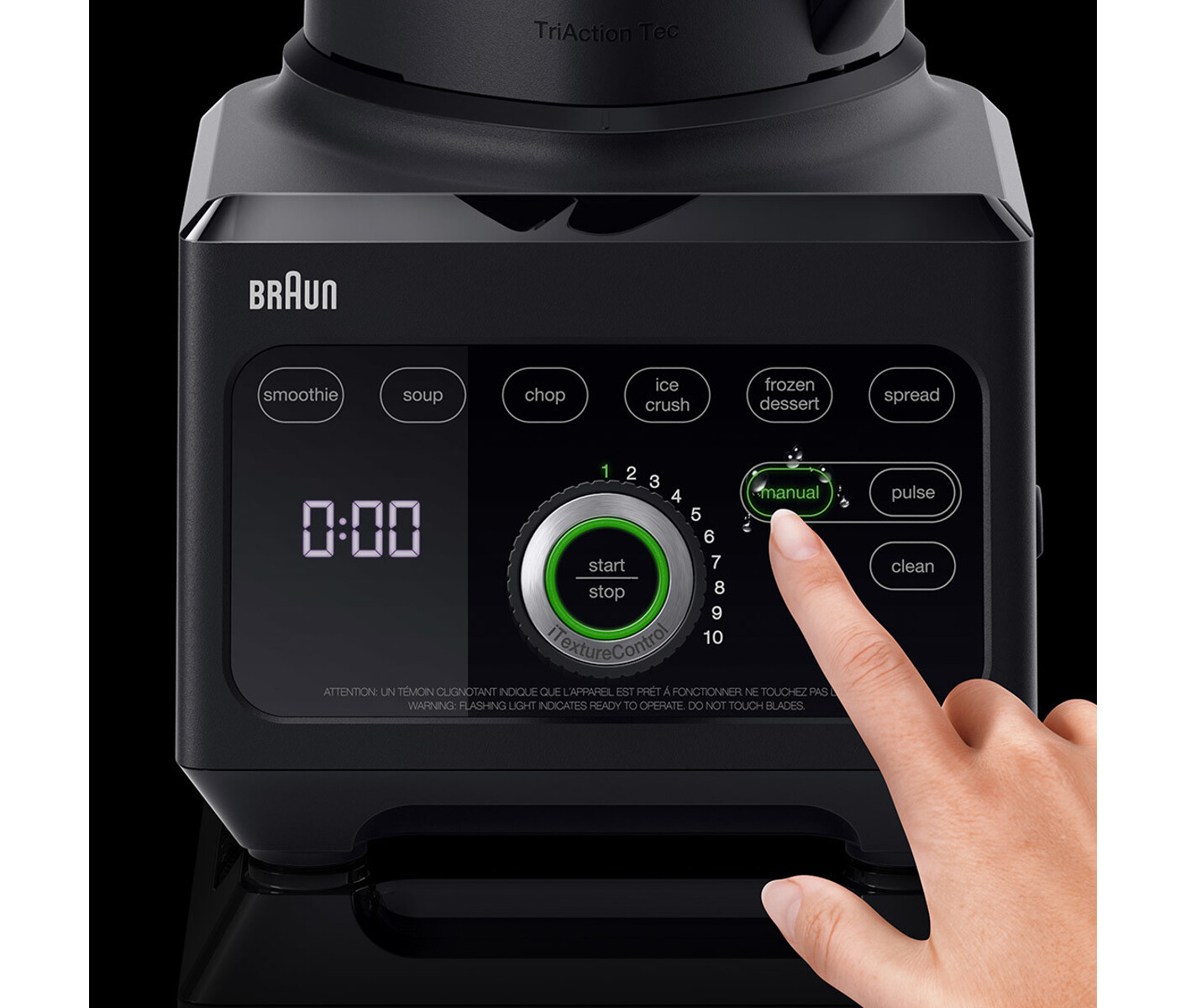 Braun JB9040BK blender 3L 1600W, sort billede 2