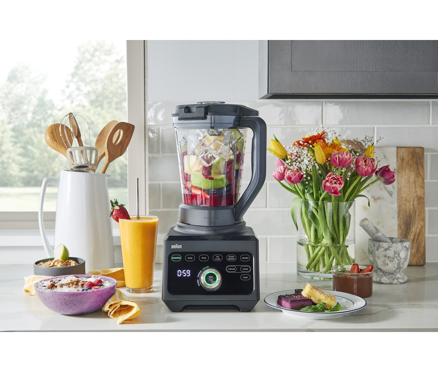 Braun JB9040BK blender 3L 1600W, sort billede 8