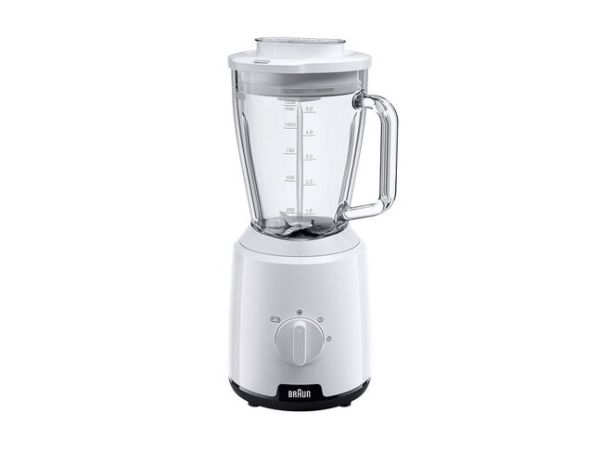 Braun JB 1050, Bordplade blender, 1,25 L, Impulsfunktion, Knusning af is, 0,9 m, 600 W