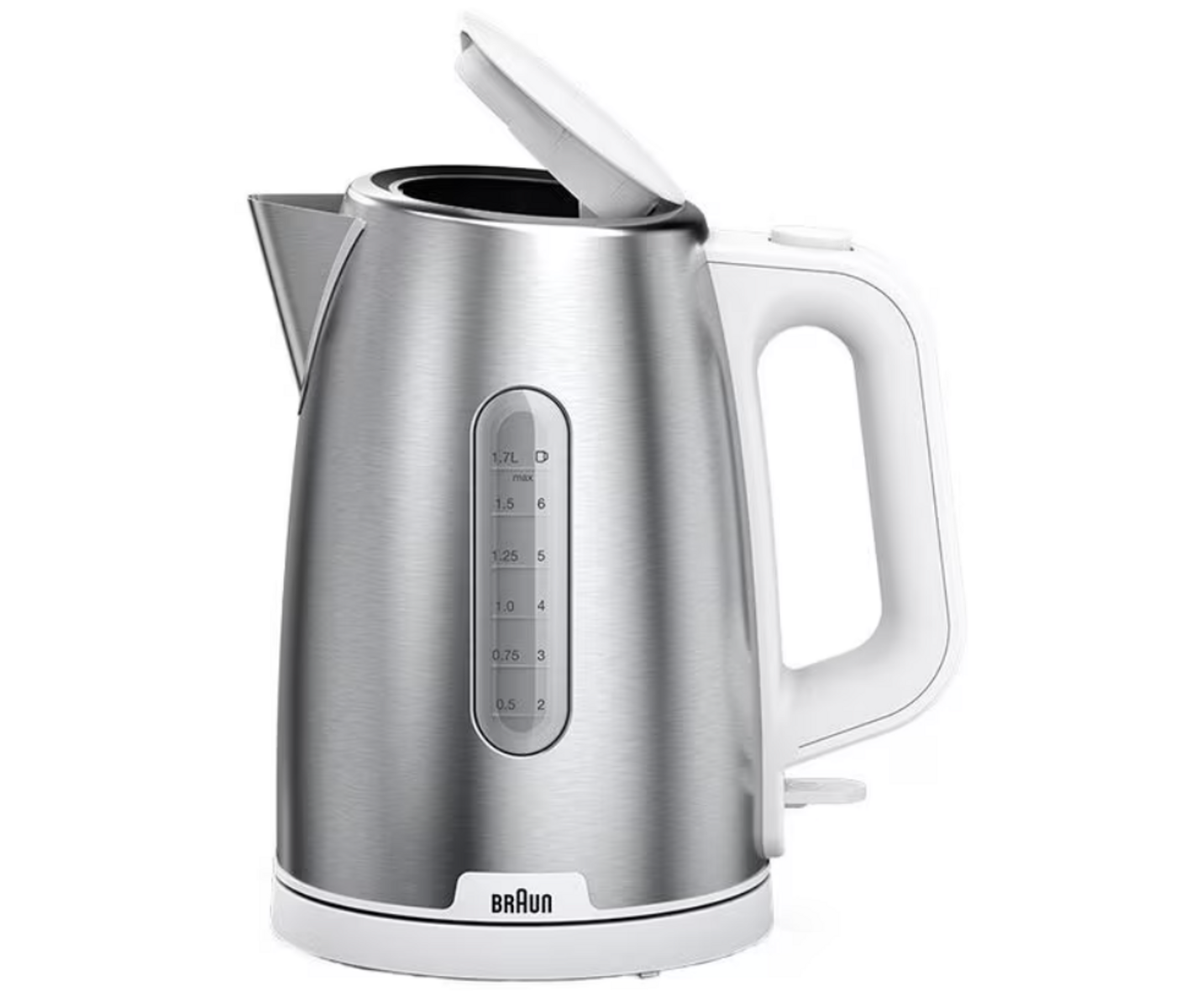 Braun Elkedel PurShine WK 1500 WH - Rustfrit stål/hvid - 2200 W billede 2