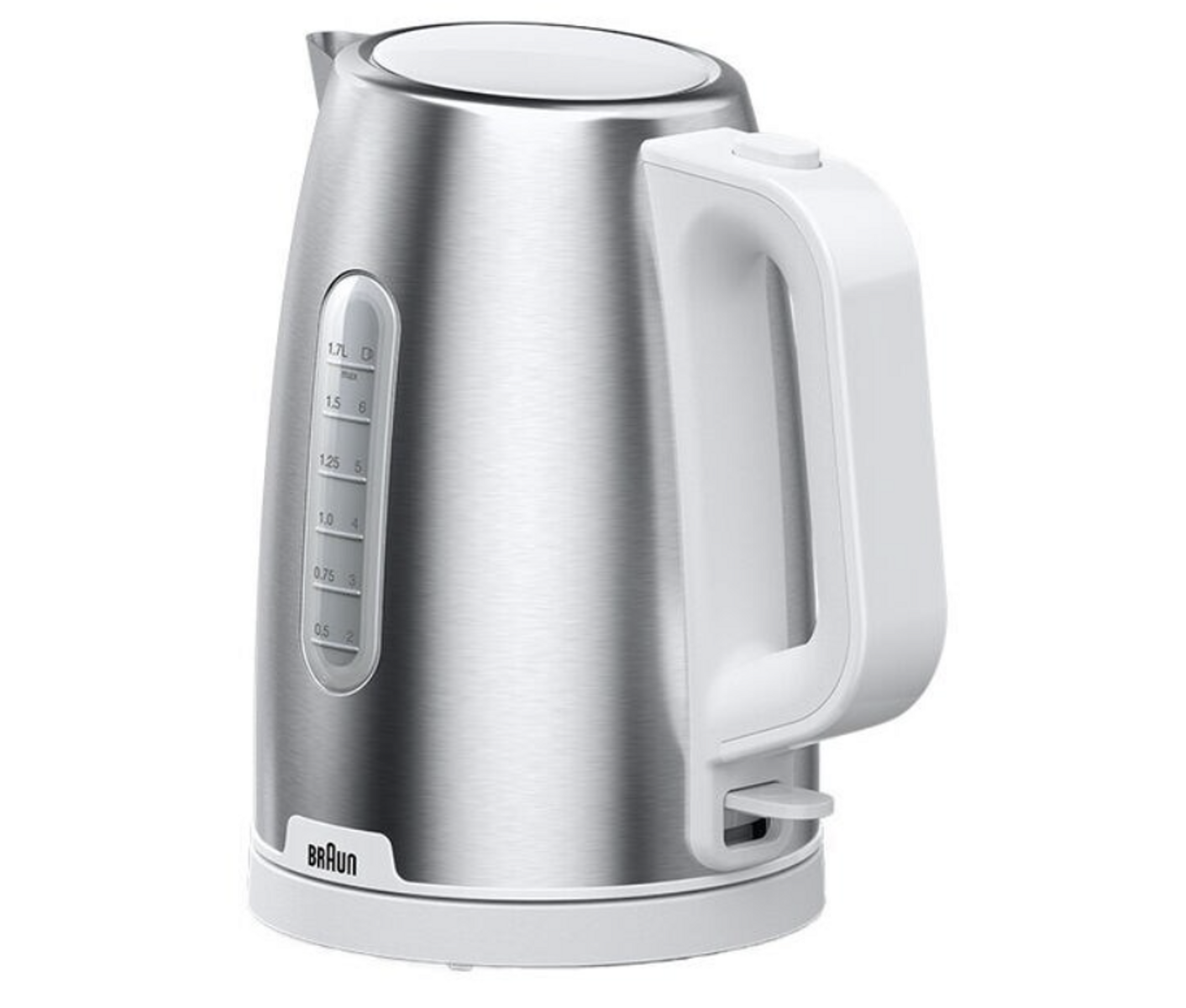 Braun Elkedel PurShine WK 1500 WH - Rustfrit stål/hvid - 2200 W billede 1