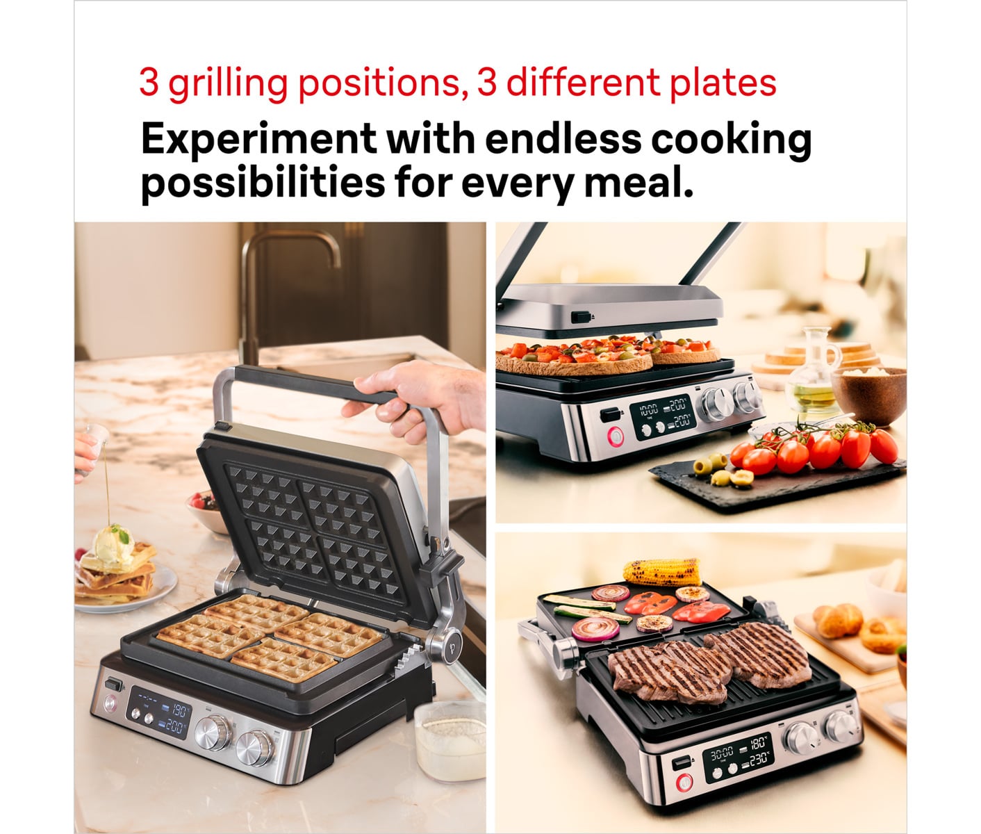 Braun Multigrill 7 CG7044 Bordgrill billede 3