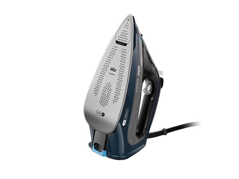 Braun TexStyle 9 0127409002, Dampstrygejern, EloxalPlus soleplate, 2,5 m, 260 g/min, Mørkeblå, 60 g/min billede 2
