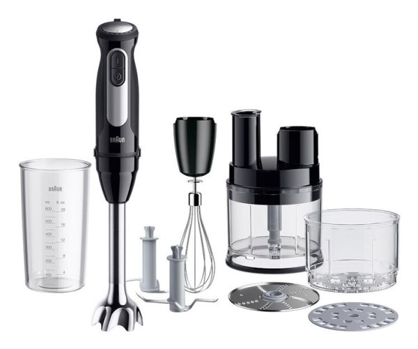 Braun MultiQuick 5 Pro MQ 55755 M, Nedsænkning blender, 0,6 L, 1,2 m, 1000 W, Sort billede 1