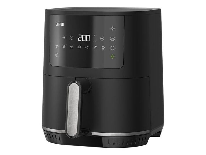 Braun MultiFry 3, Varmluftsteger, 4,3 L, 80 °C, 200 °C, Enkelt, Sort