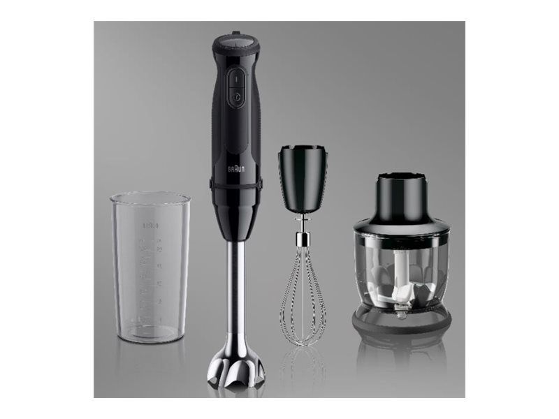 Braun Multiquick 5 MQ 50202 M - Stavblender - 1 kW - sort billede 1