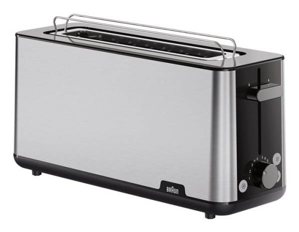 Braun HT 1610, Sort, Rustfrit stål, Plast, Rustfrit stål, Knapper, Drejelig, 1030 W, 25 cm, 454 mm