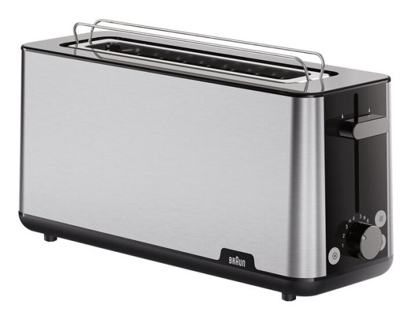 Braun HT 1610, Sort, Rustfrit stål, Plast, Rustfrit stål, Knapper, Drejelig, 1030 W, 25 cm, 454 mm