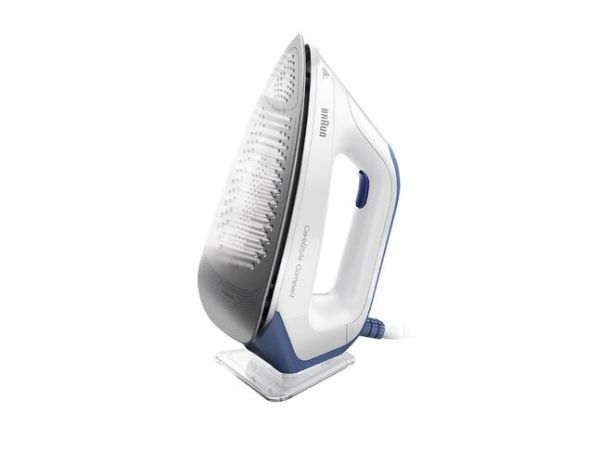 Braun CareStyle Compact IS 2143 - Dampstrygejern med automatisk afbrydelse - såleplade: EloxalPlus FreeGlide 3D - 2400 W - hvid/blå billede 3