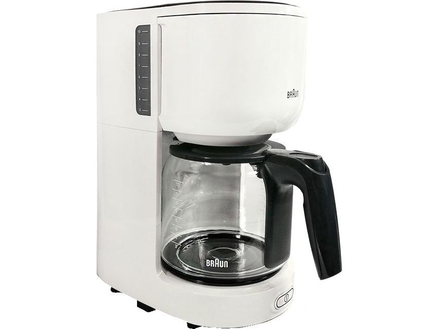 Braun PurEase KF 3120 WH - Kaffemaskine - 10 kopper - hvid