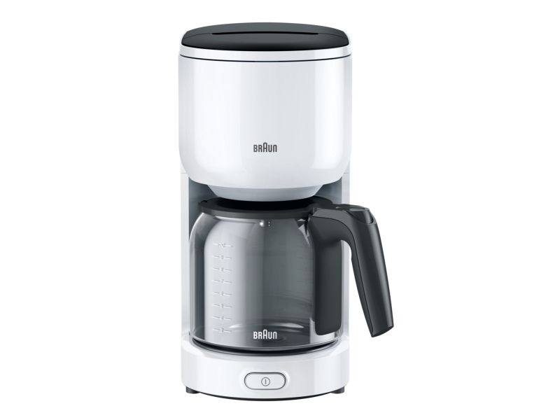 Braun PurEase KF 3120 WH - Kaffemaskine - 10 kopper - hvid billede 2