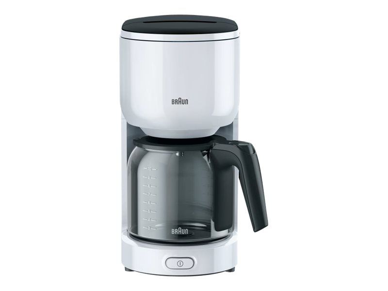 Braun PurEase KF 3120 WH - Kaffemaskine - 10 kopper - hvid billede 3