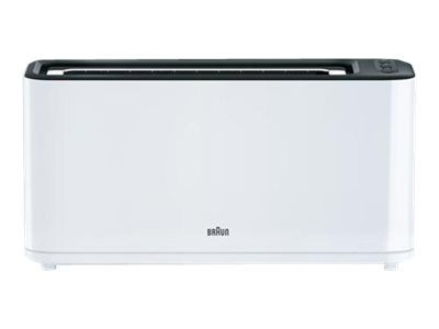Braun PurEase HT3100WH - Brødrister - 2 skive - 1 Holdere - hvid