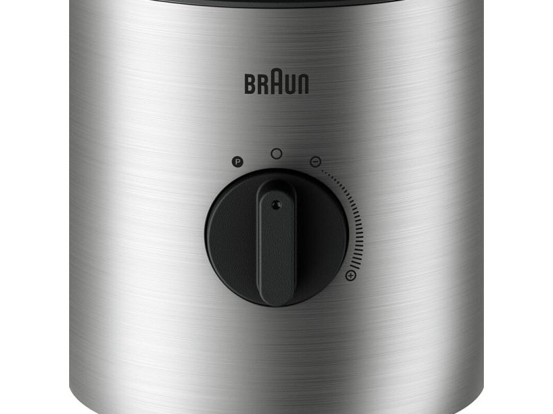 Braun SIJB 3272 SI, Bordplade blender, 1,5 L, Impulsfunktion, 0,85 m, 800 W, Rustfrit stål billede 4
