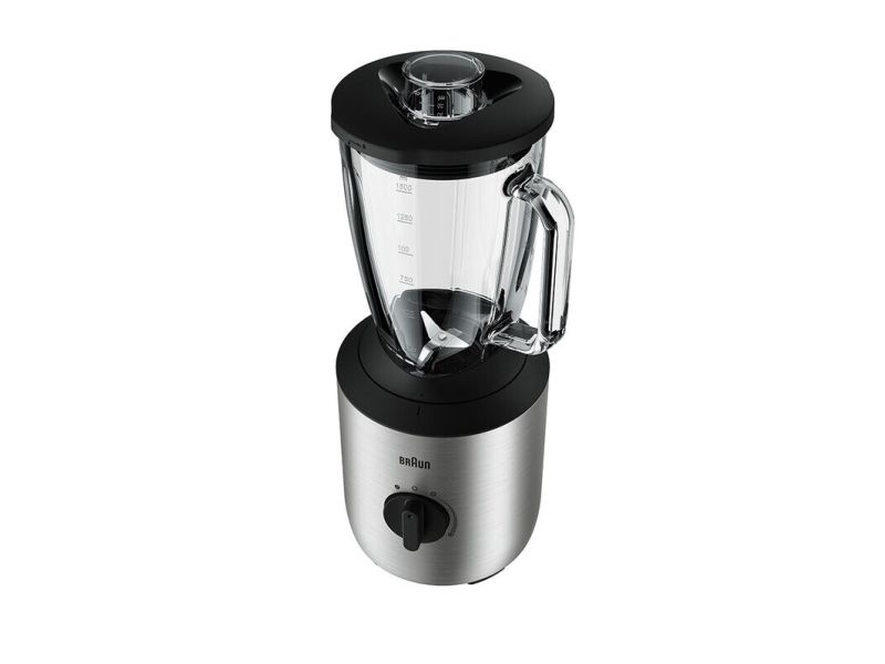 Braun SIJB 3272 SI, Bordplade blender, 1,5 L, Impulsfunktion, 0,85 m, 800 W, Rustfrit stål billede 2